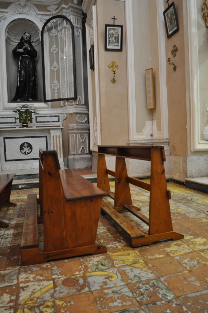 Giuseppe Moscati's pew, S. Maria della Sanità's Church, Serino, Italy (2).jpg